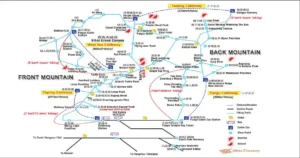 Huangshan Hiking Route Map