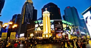 Jiefangbei Chongqing Night View Travel Guide